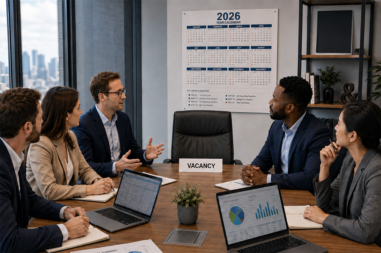 A finance team is missing a key member